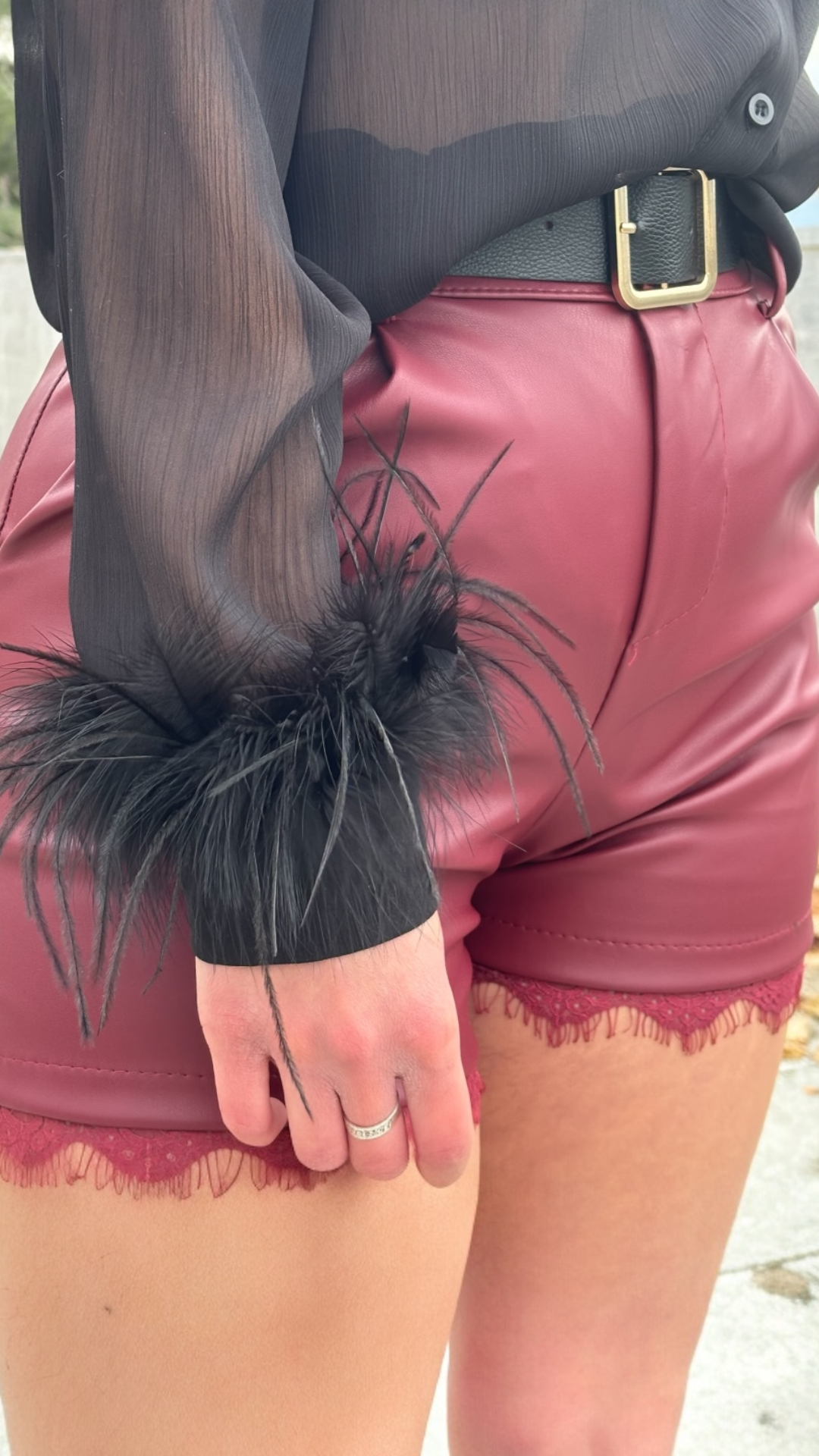 Short Polipiel Bordeaux