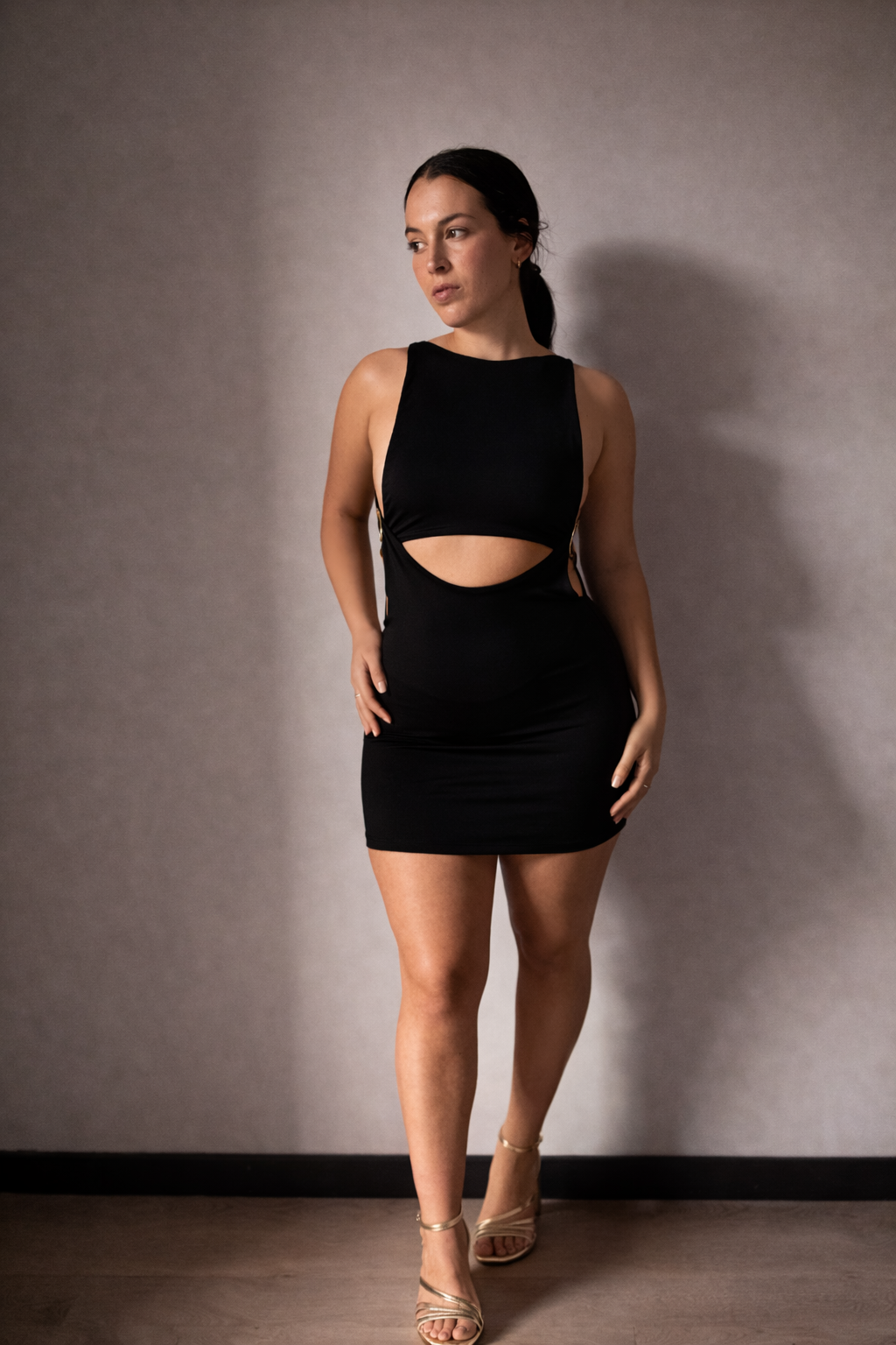 Vestido Cut Out Negro