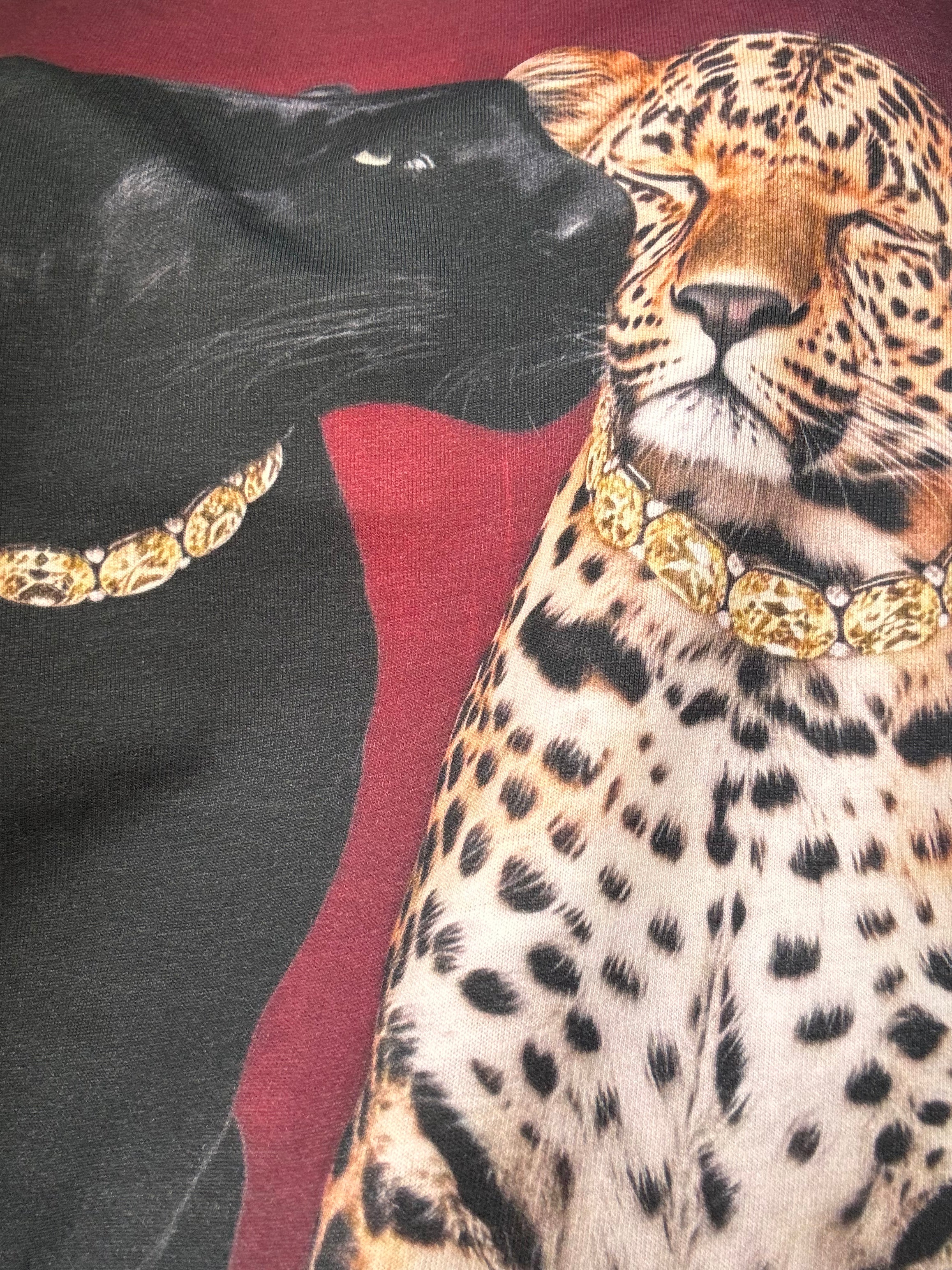 Camiseta Leopardo y Pantera - Algodón Premium